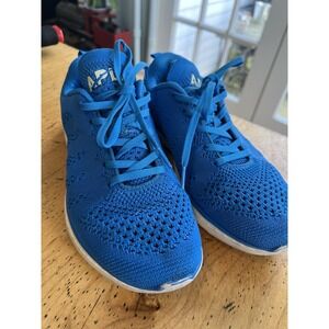 APL Womens Techloom Pro Lace Up Low Top Running Sneakers Bright‎ Blue Size 8.5